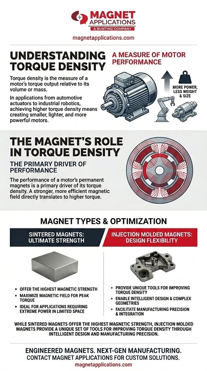 Understanding Torque Density and the Magnet's role