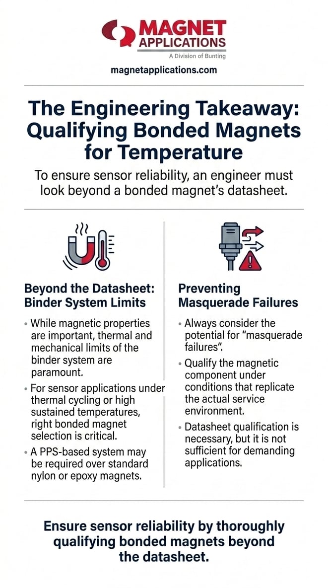 Qualifying Bonded Magnets for temperature