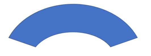 Curved Bottom Arc Magnet Shape