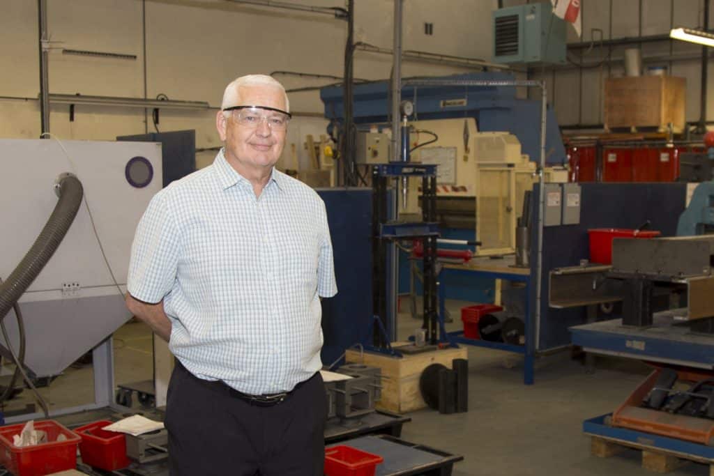 Bunting's Quality Assurance Manager, Denis Elkins